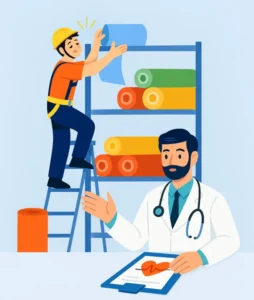 O exame para trabalho em altura previne acidentes