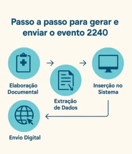 Passo a passo para gerar e enviar evento 2240 eSocial